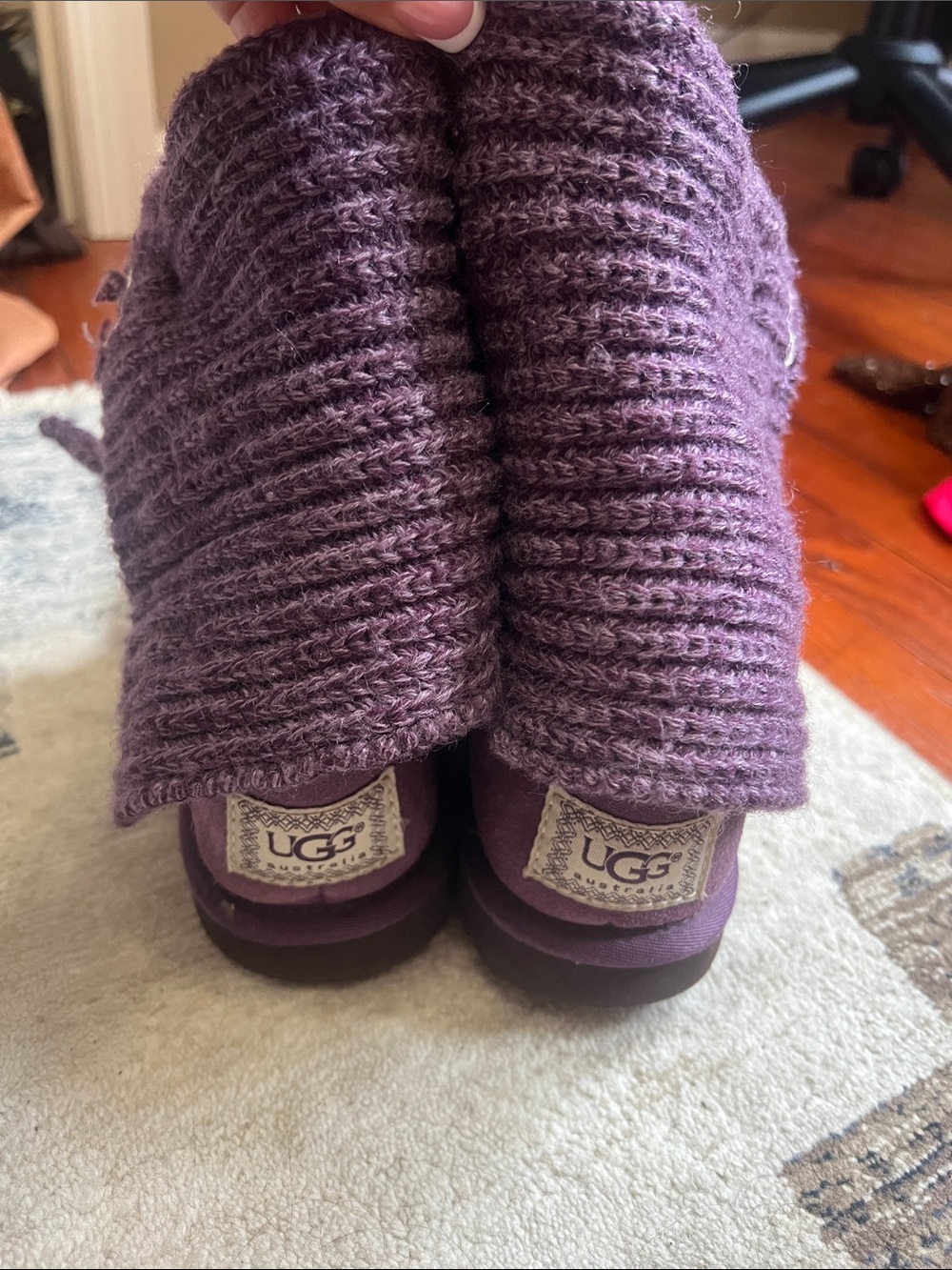 Women’s UGGs classic knit with buttons